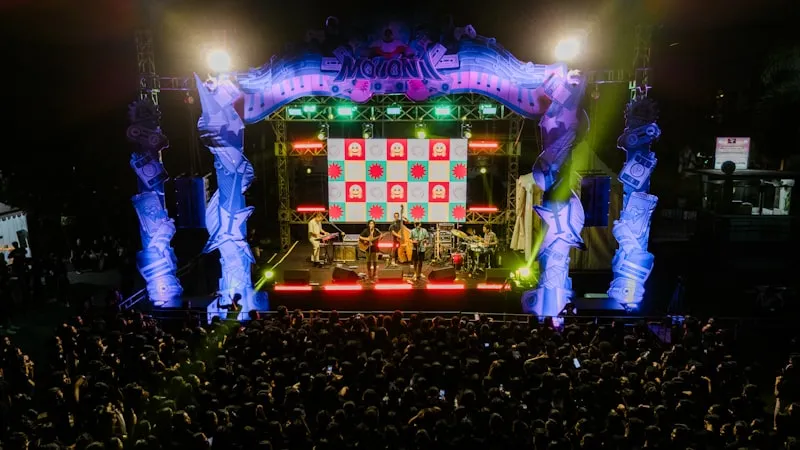 Drone eventfotografie van een festival vanuit de lucht door MVDBmedia